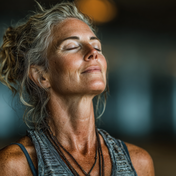 Echipa de instructori specialiști CalmAlignment lucrând cu seniori